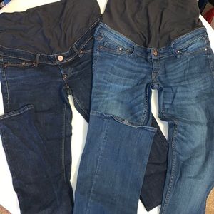 H&M Maternity jeans size 8. Bundle of two